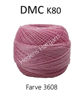 DMC K80 farve 3608 Rosa Udgår